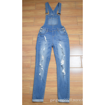 Women's denim super stretchy overall